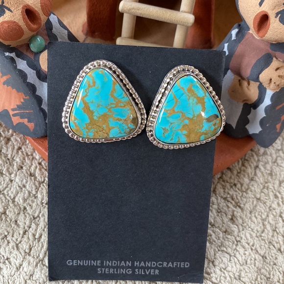 Turquoise earrings - Picture 2 of 7